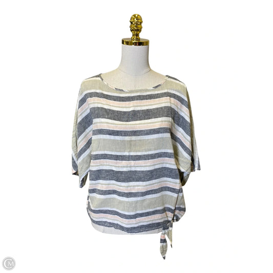 Blouse Short Sleeve By Beachlunchlounge In Multi-colored, Size: S
