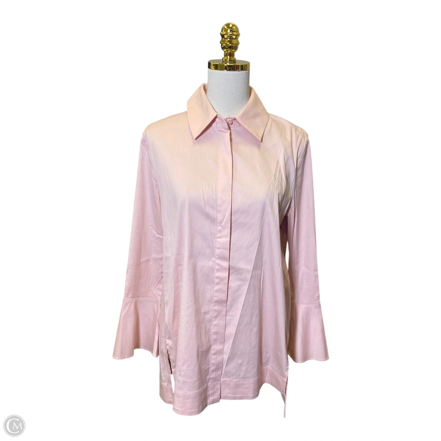 Top Long Sleeve By Chicos In Pink, Size: M