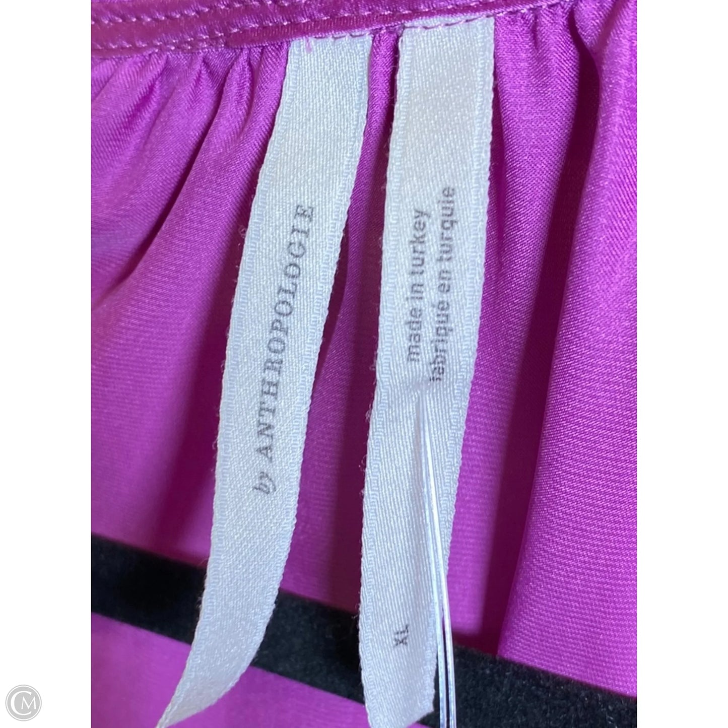 Top Long Sleeve By Anthropologie In Purple, Size: Xl