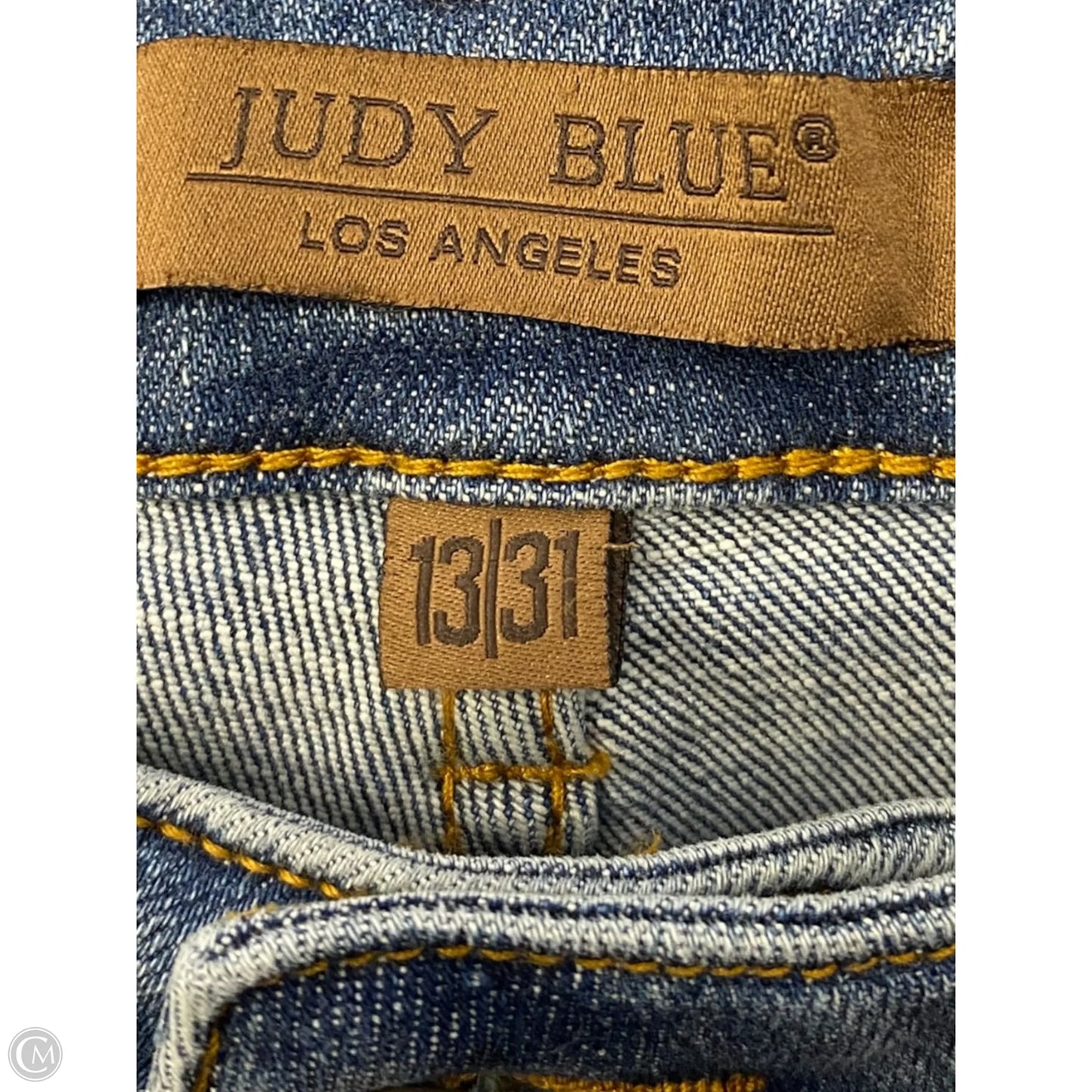 Jeans Skinny By Judy Blue In Blue Denim, Size: 12