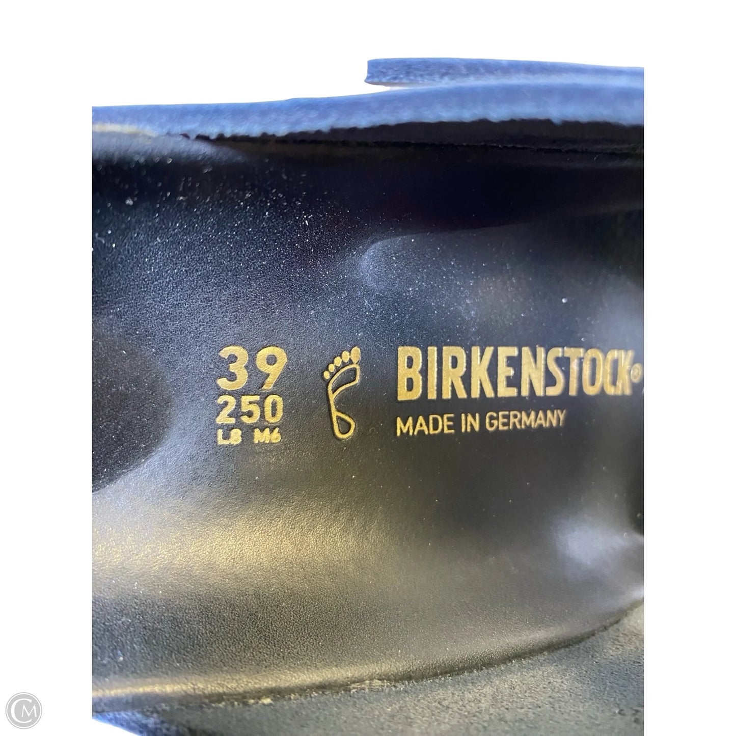 Sandals Flats By Birkenstock In Navy, Size: 8