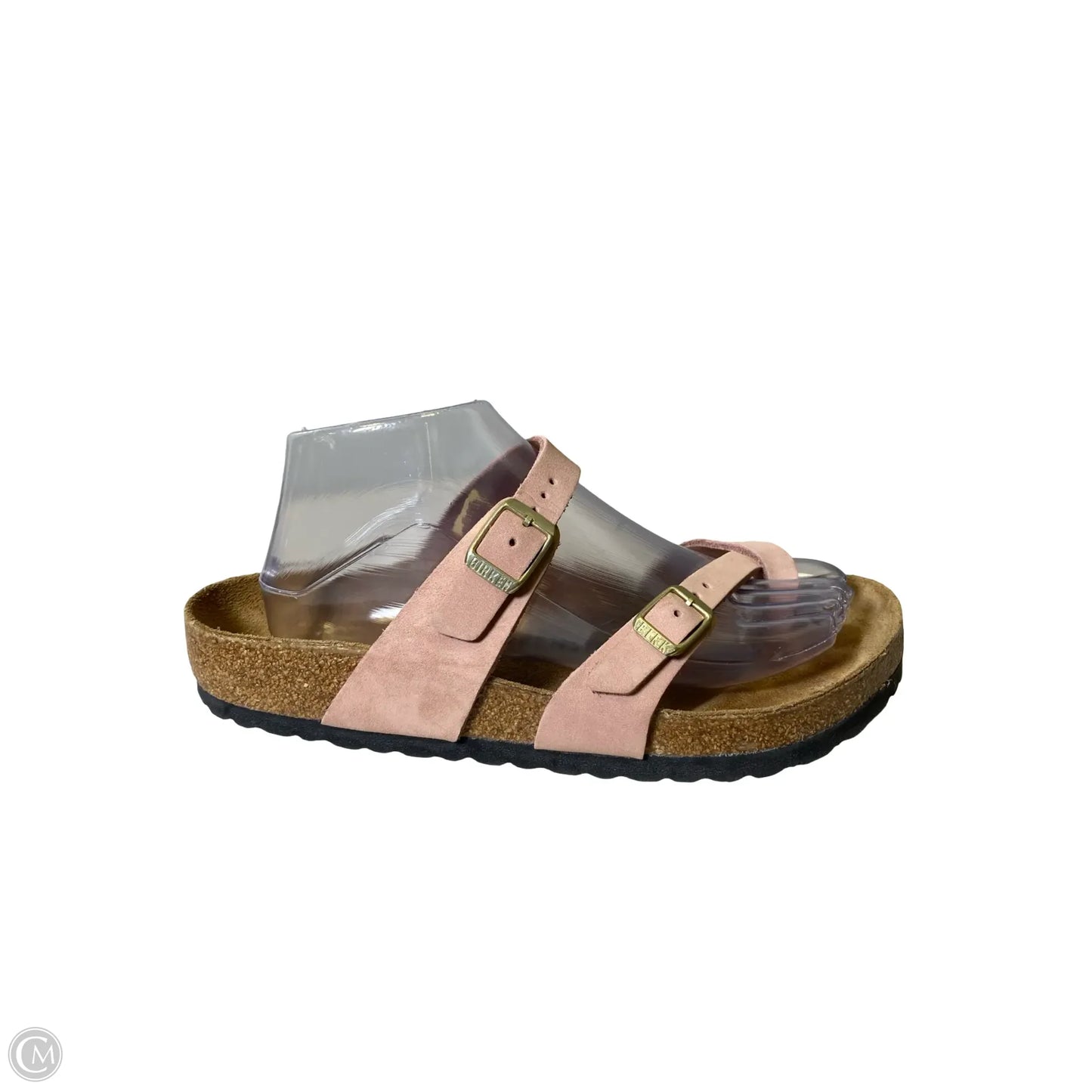 Sandals Flats By Birkenstock In Pink, Size: 8