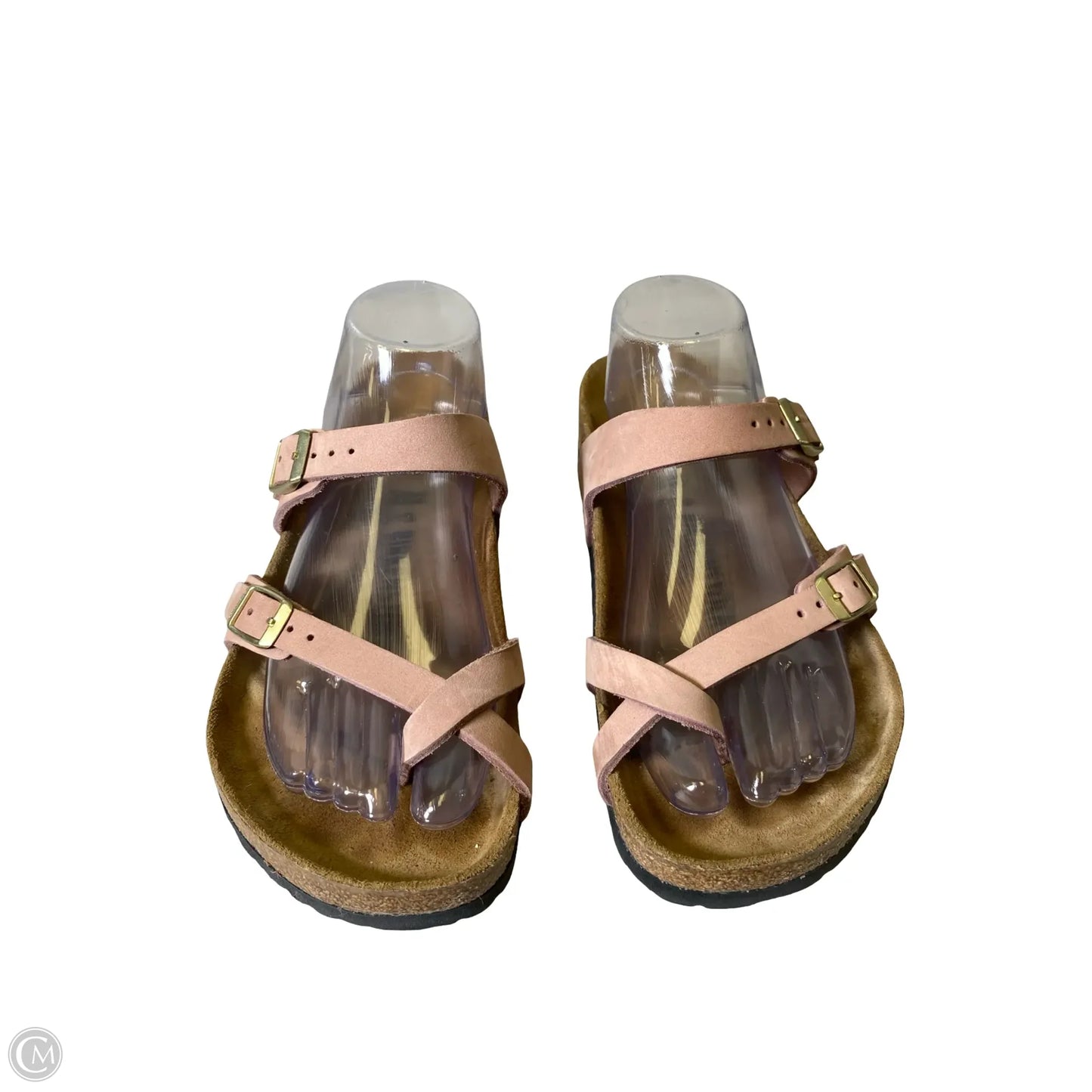 Sandals Flats By Birkenstock In Pink, Size: 8
