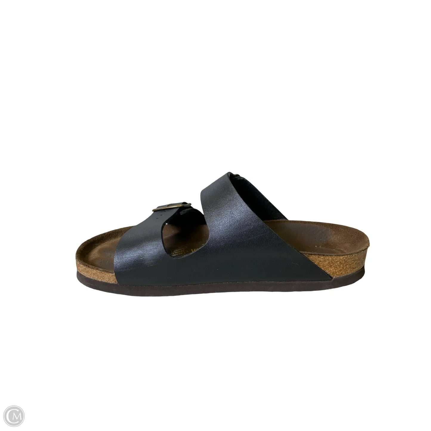 Sandals Flats By Birkenstock In Black, Size: 8