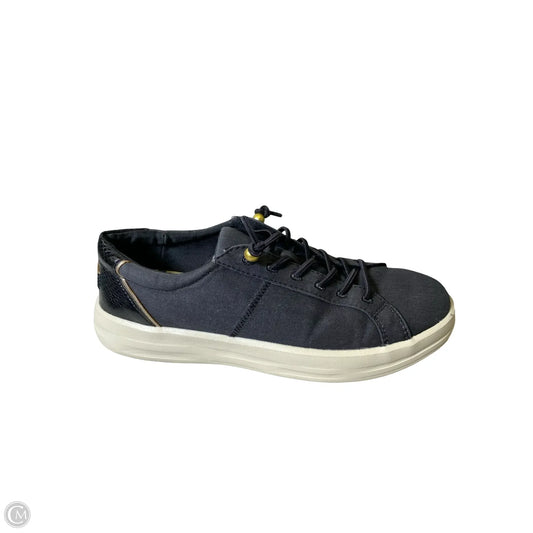 Shoes Flats By Hey Dude In Black, Size: 8