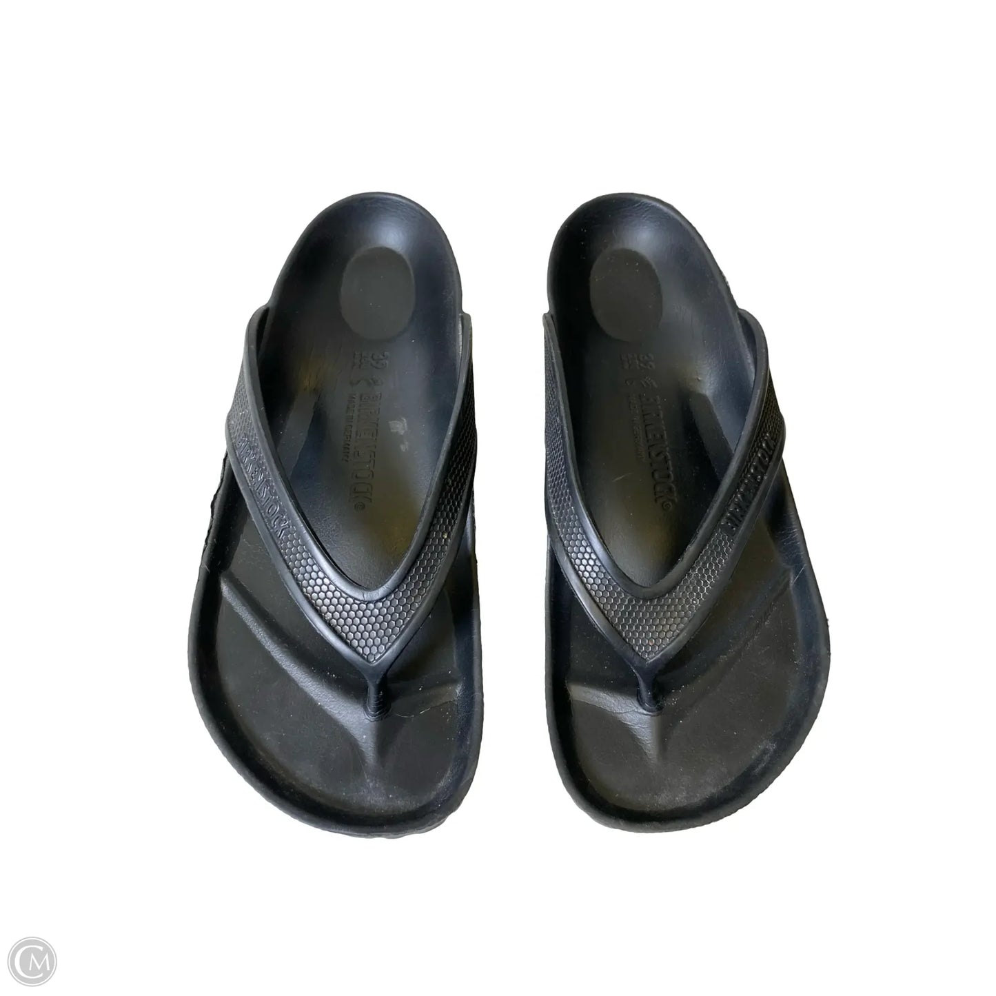Sandals Flats By Birkenstock In Black, Size: 8