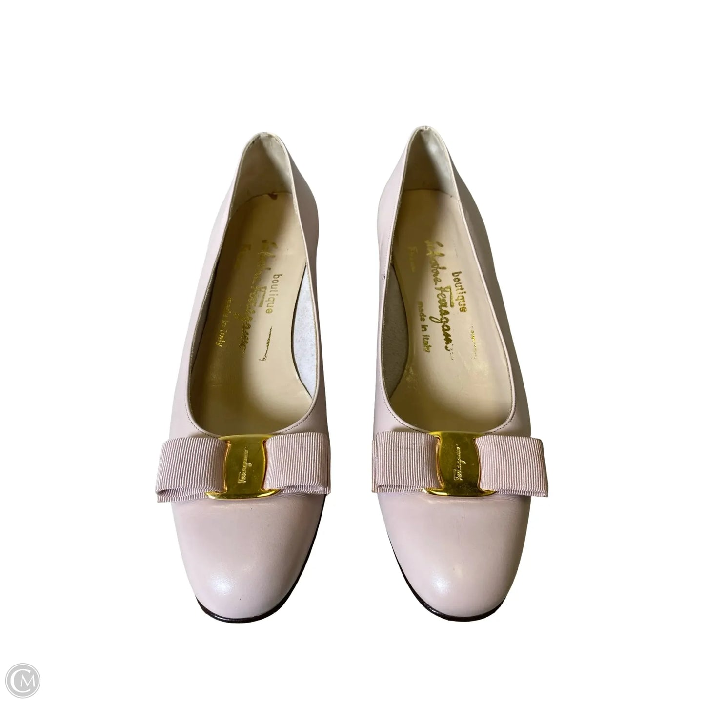Shoes Luxury Designer By Ferragamo In Pink, Size: 8