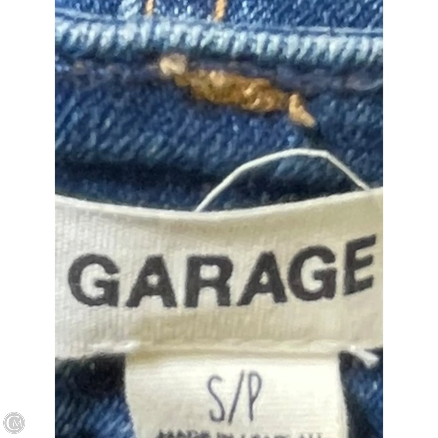 Skirt Midi By Garage In Blue Denim, Size: S