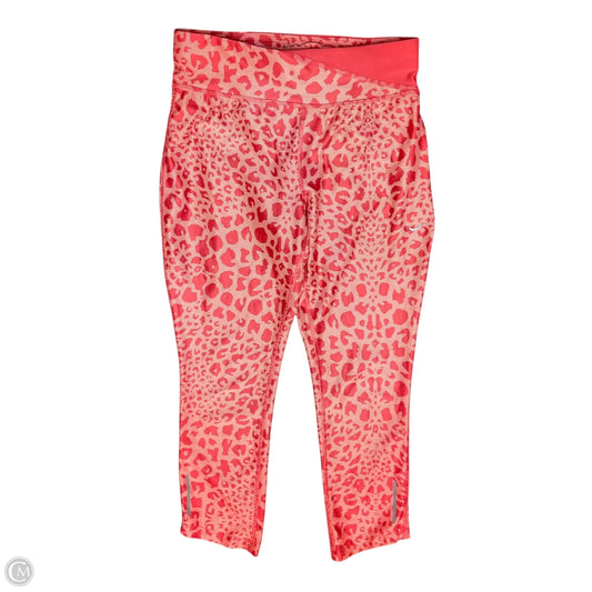 Athletic Capris By Nike In Pink, Size: Xs