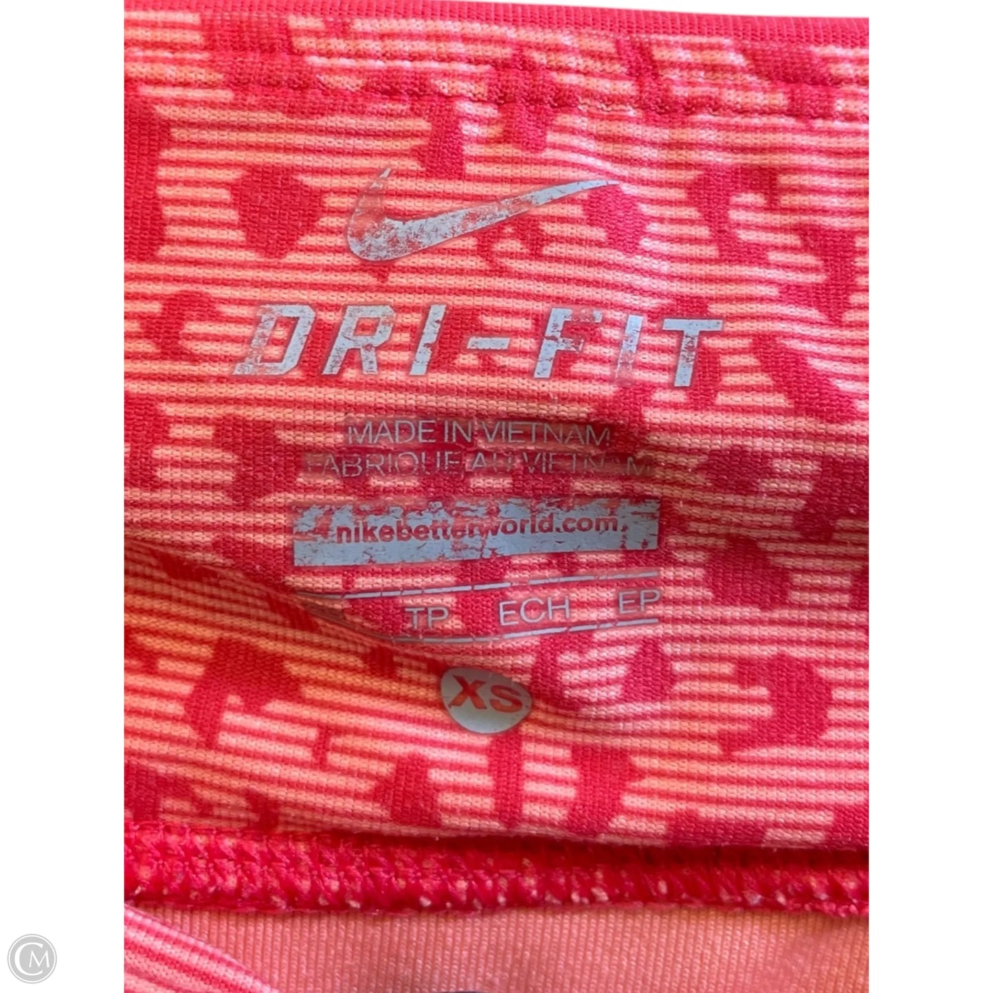 Athletic Capris By Nike In Pink, Size: Xs