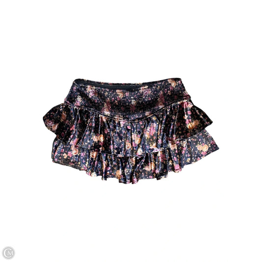 Skirt Midi By Arizona In Floral Print, Size: Xl