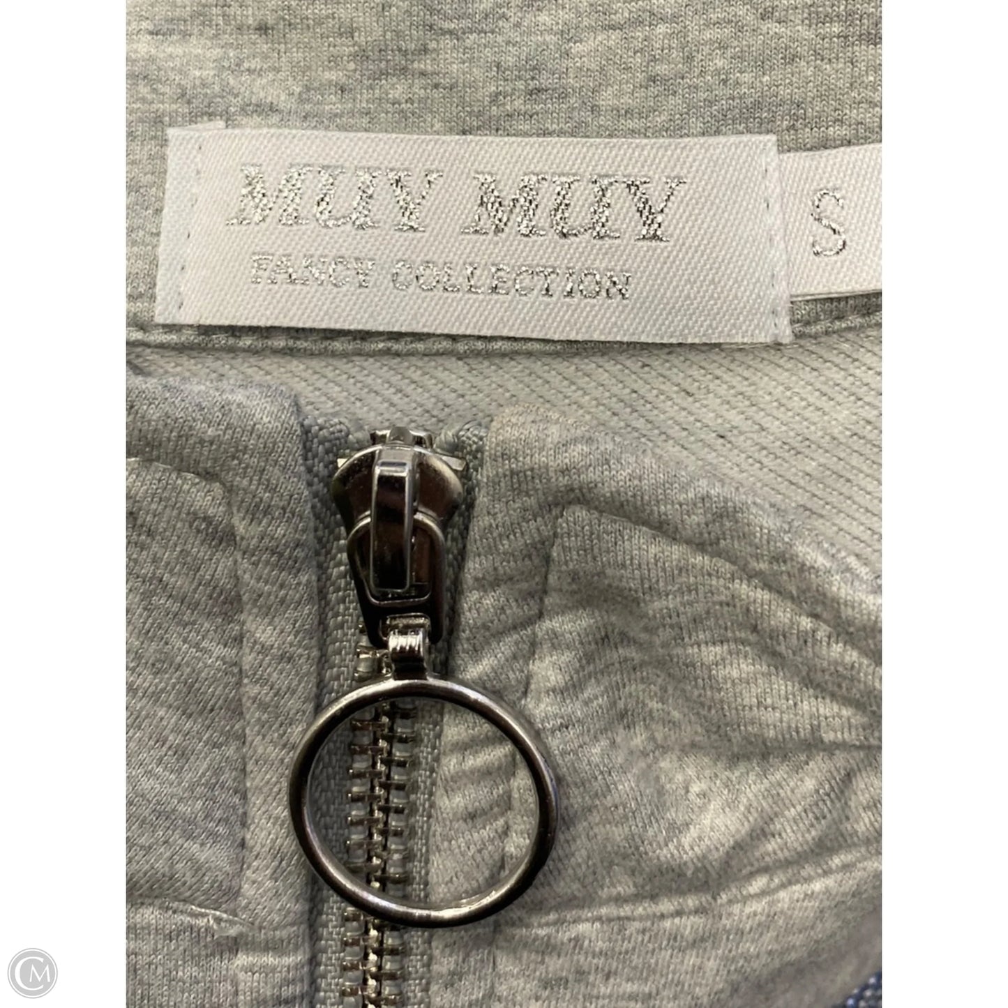 Top Short Sleeve By Clothes Mentor In Blue & Grey, Size: S