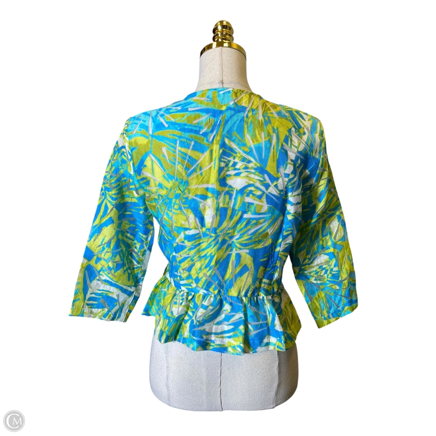 Top Long Sleeve By Ruby Rd In Blue & Green, Size: S
