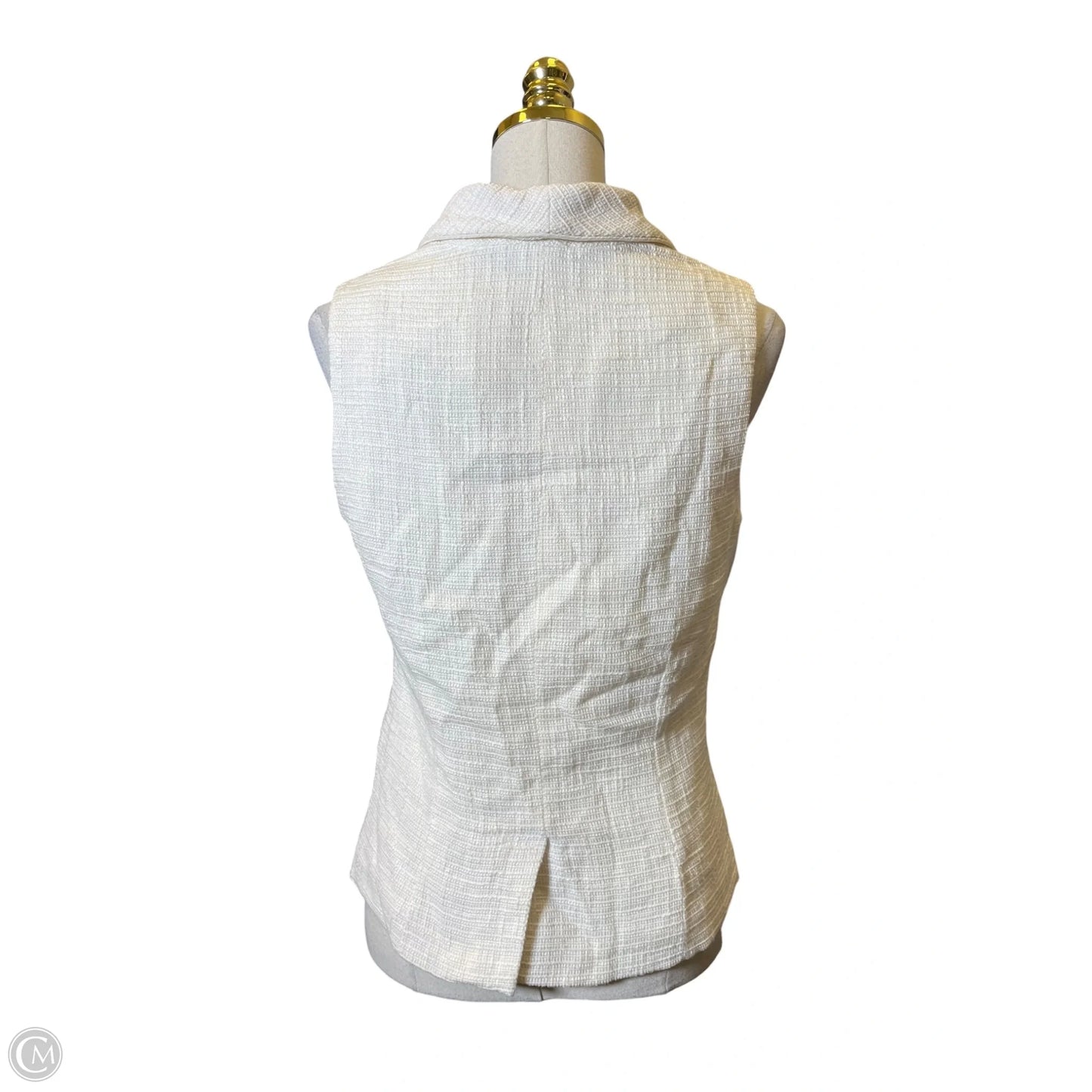 Vest Other By Coldwater Creek In Cream, Size: Xs