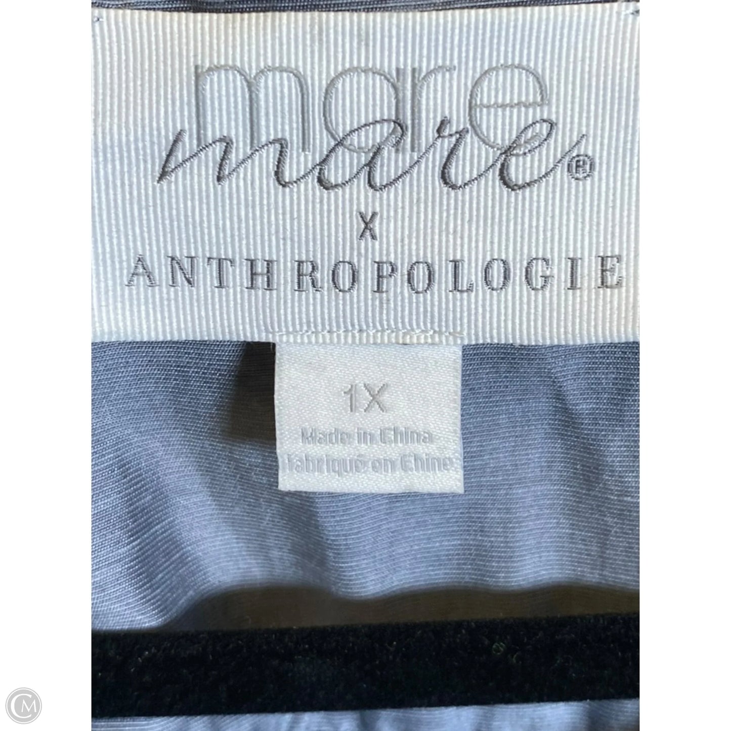 Dress Casual Maxi By Anthropologie In Grey, Size: 1x