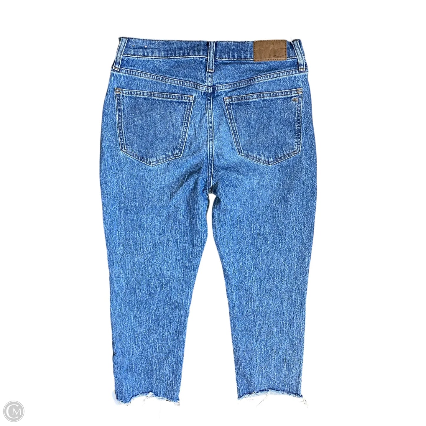 Jeans Straight By Madewell In Blue Denim, Size: 6