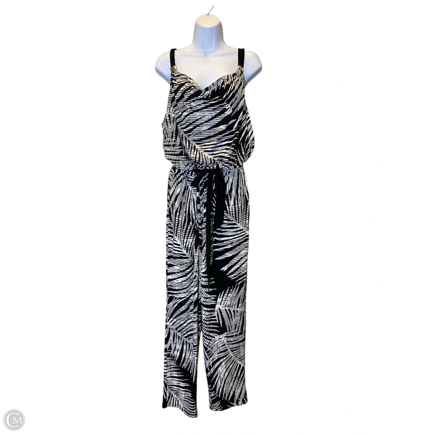 Jumpsuit By White House Black Market In Black & White, Size: L