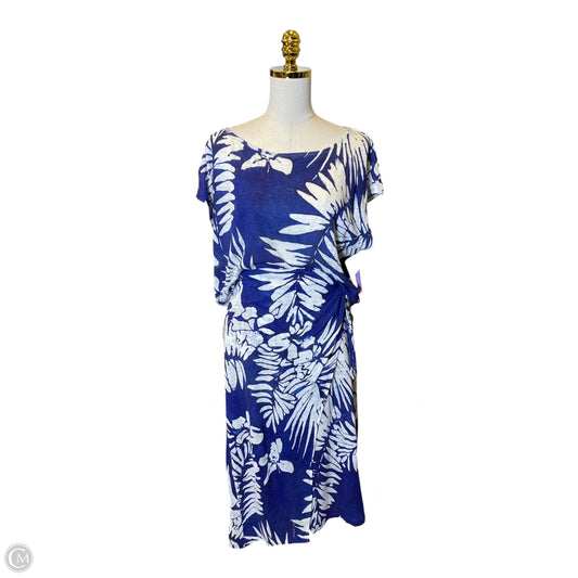 Dress Casual Maxi By Polo Ralph Lauren In Black & White, Size: Xl