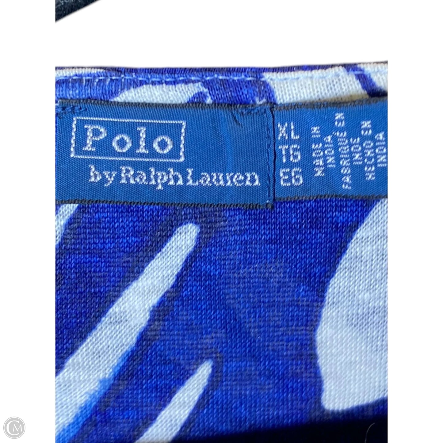 Dress Casual Maxi By Polo Ralph Lauren In Black & White, Size: Xl