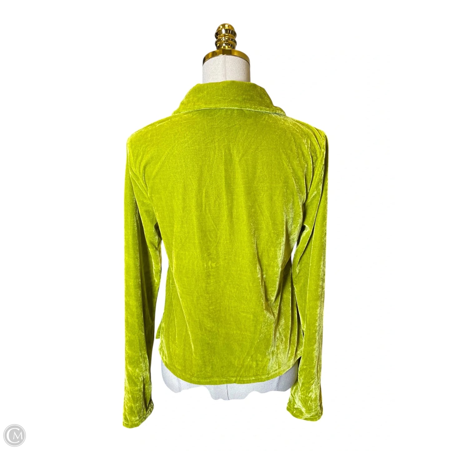 Top Long Sleeve By Gigio In Green, Size: L