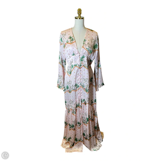 Dress Casual Maxi By Glamorous In Multi-colored, Size: M
