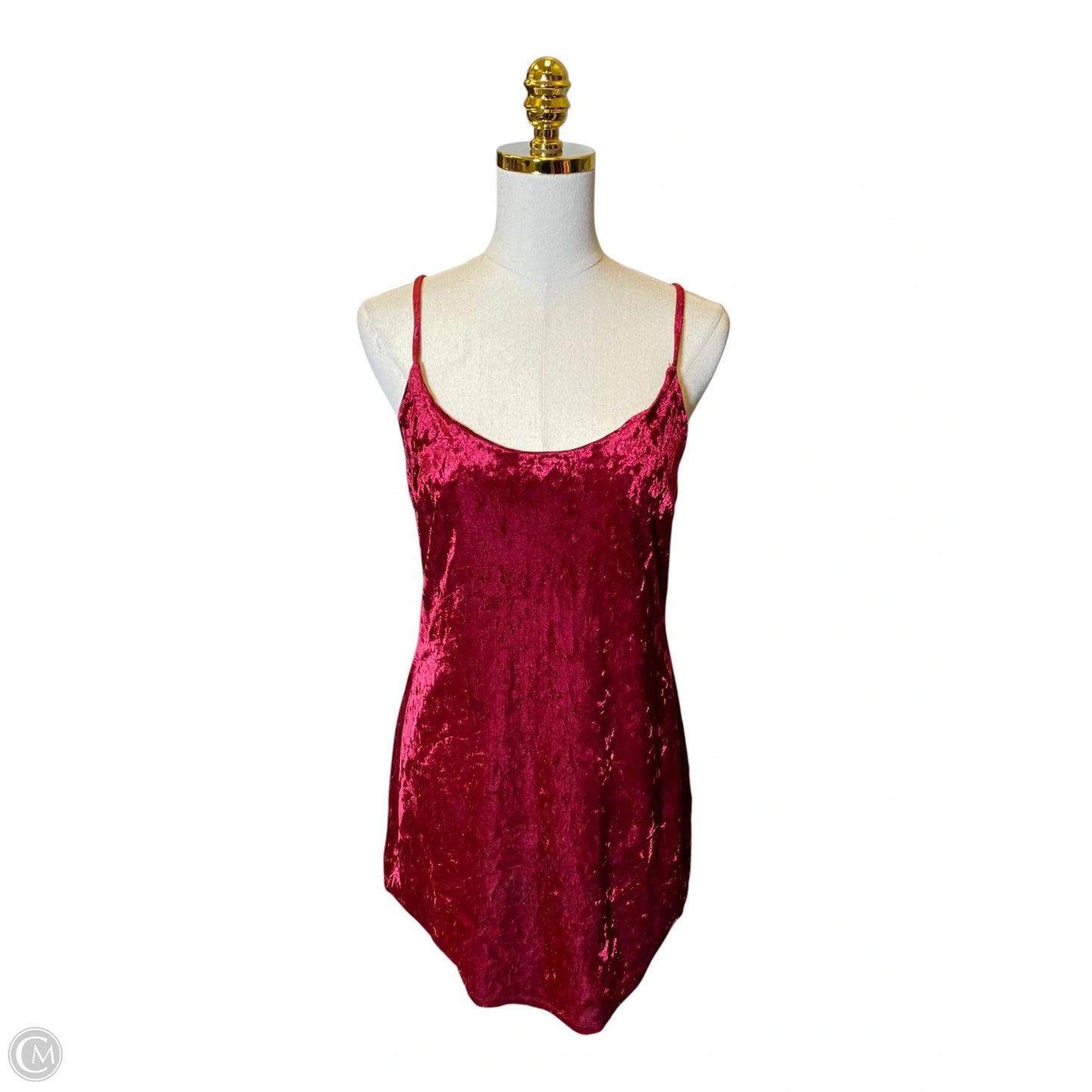 Dress Casual Midi By Forever 21 In Red, Size: M