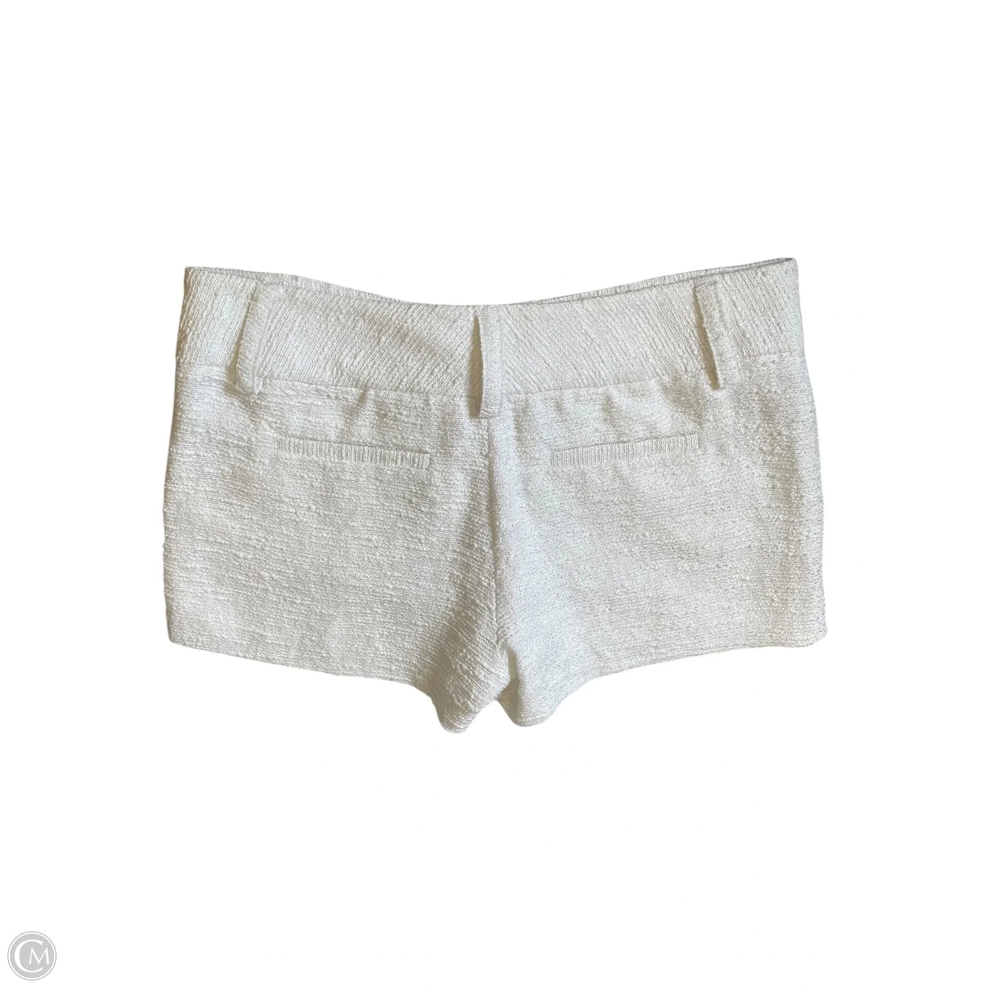 Shorts Designer By Alice + Olivia In White, Size: L