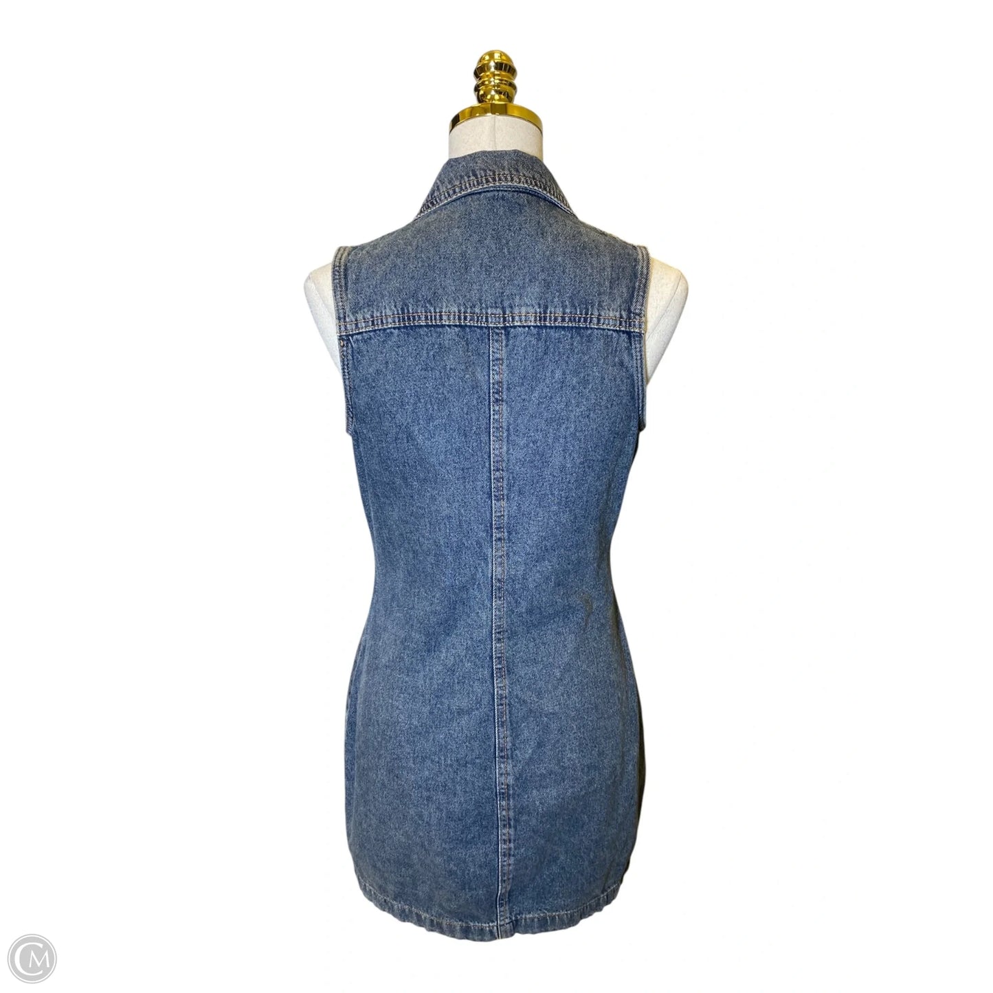 Dress Casual Midi By Cotton On In Blue Denim, Size: Sp