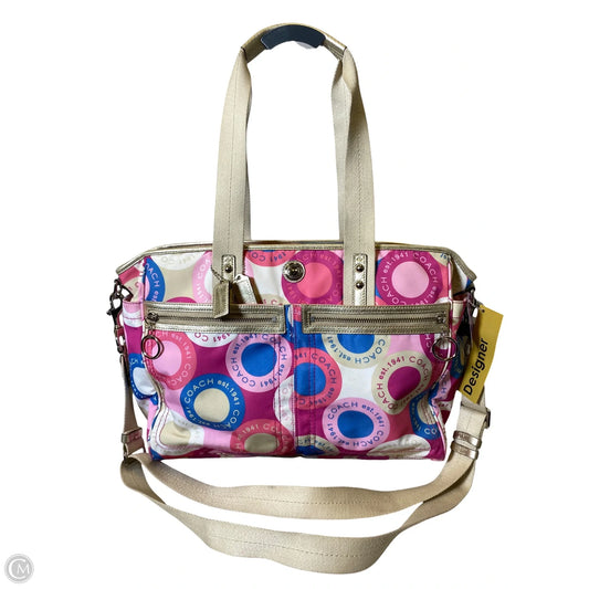 Handbag Designer By Coach, Size: Large