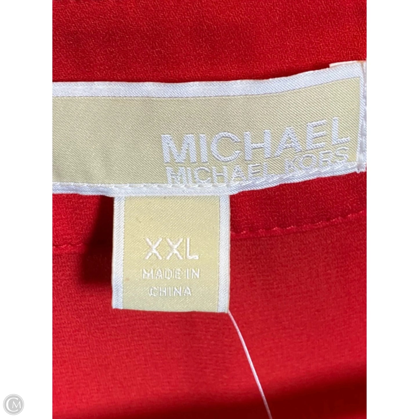 Top Sleeveless By Michael By Michael Kors In Red, Size: 2x