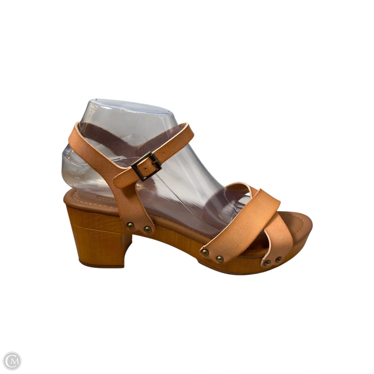 Shoes Heels Platform By Cushionaire In Tan, Size: 9