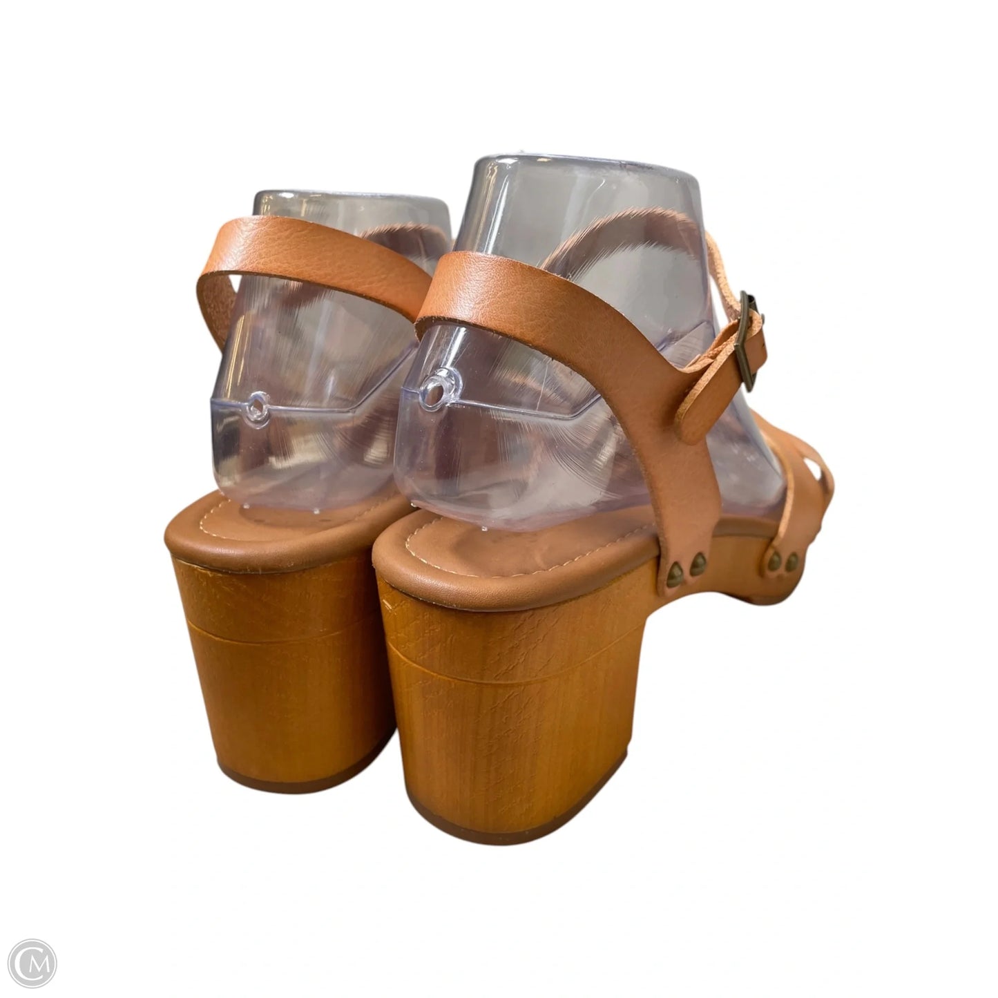 Shoes Heels Platform By Cushionaire In Tan, Size: 9