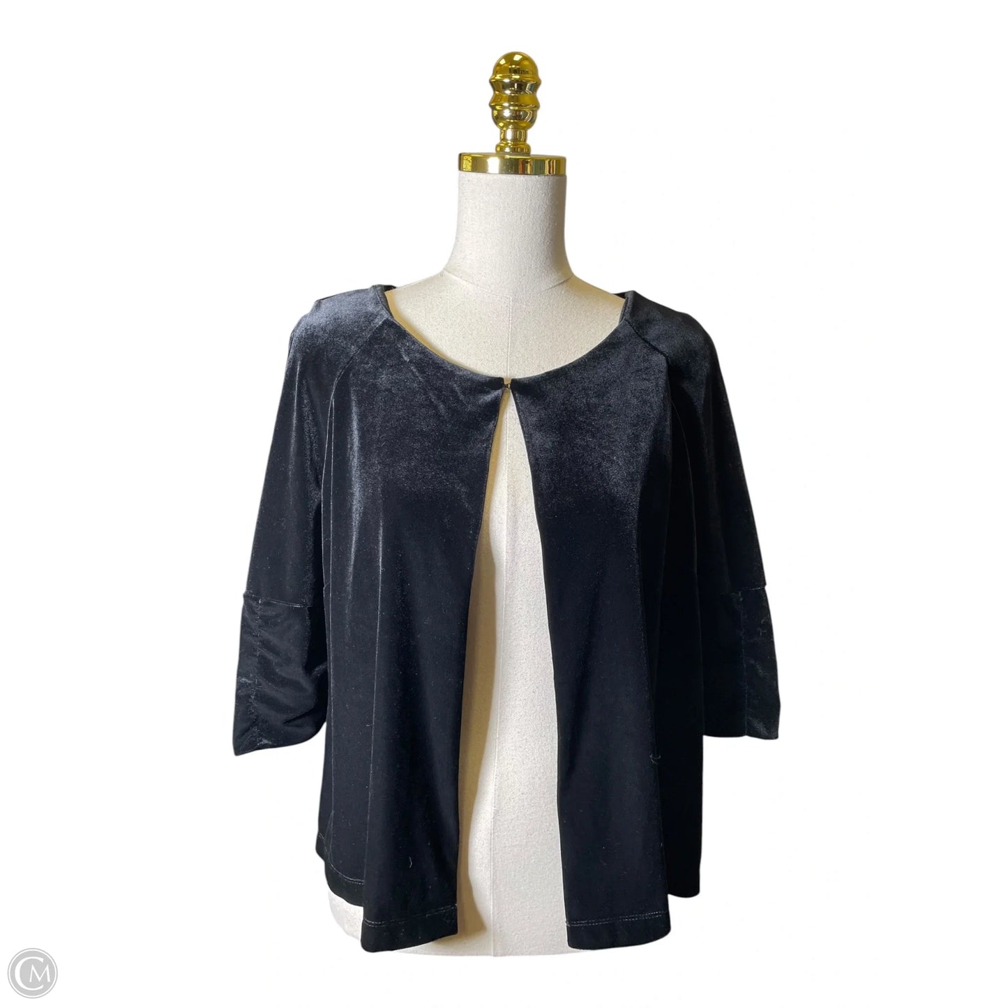 Cardigan By Dressbarn In Black, Size: Xl