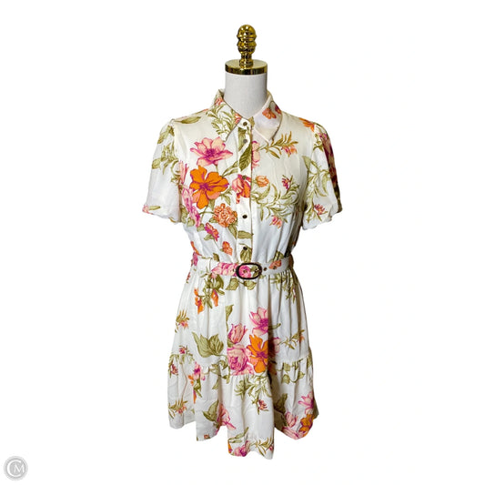 Dress Casual Midi By 1.state In Floral Print, Size: S