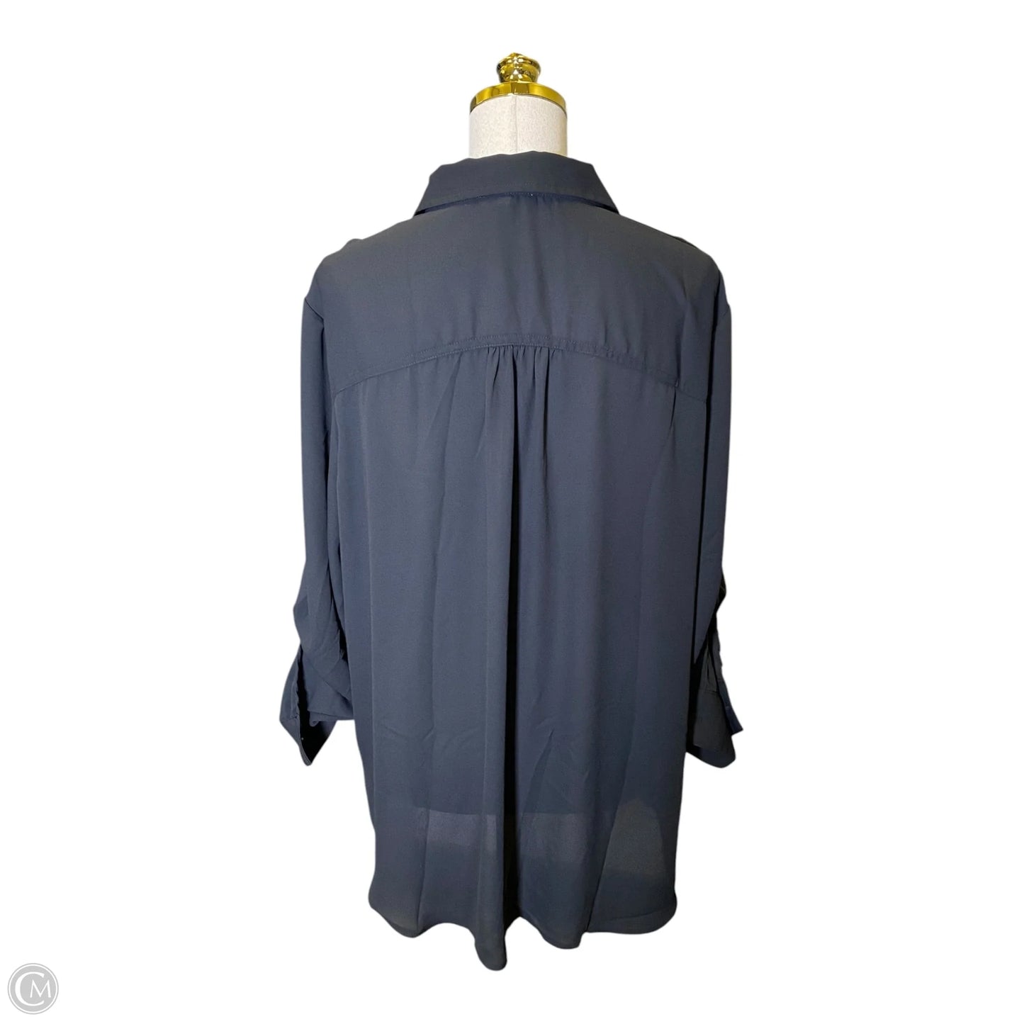 Top Long Sleeve By Maurices In Black, Size: 2x