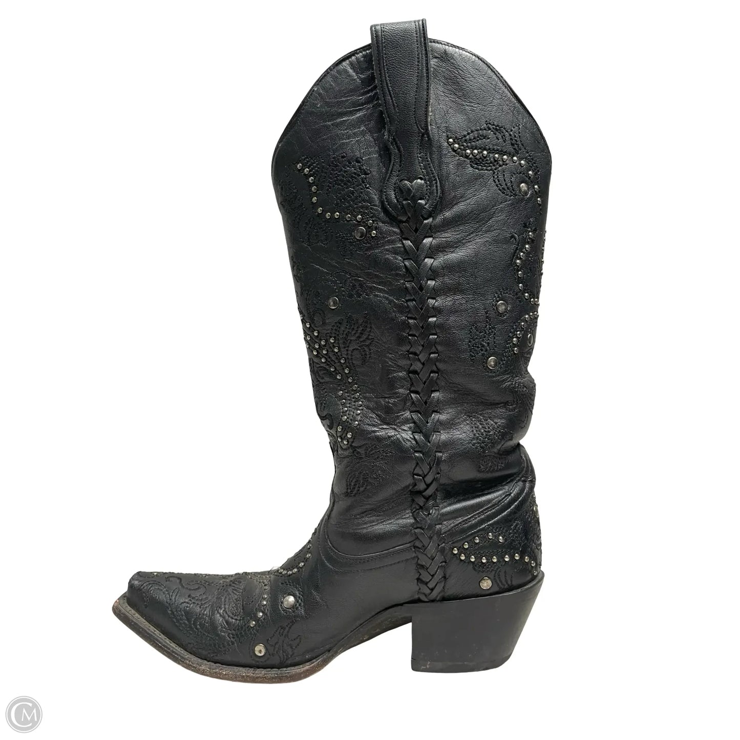 Boots Western By Corral In Black & Silver, Size: 6