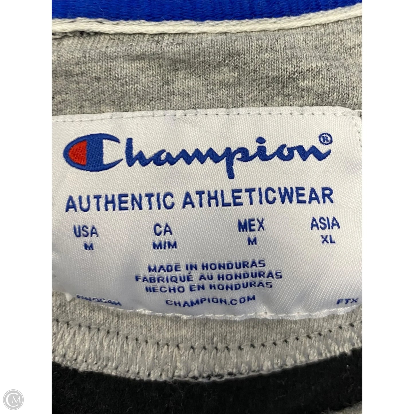 Jacket Other By Champion In Black & Grey, Size: M
