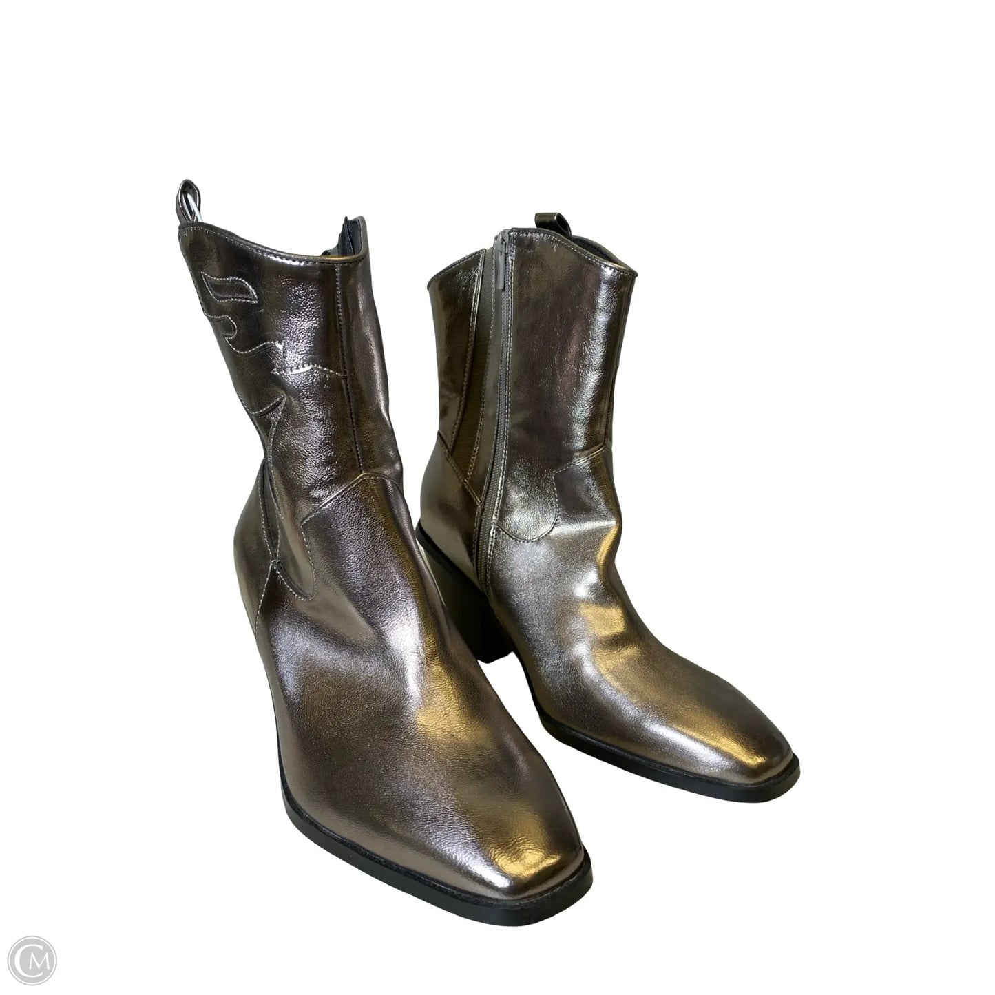 Boots Western By Torrid In Silver, Size: 10.5