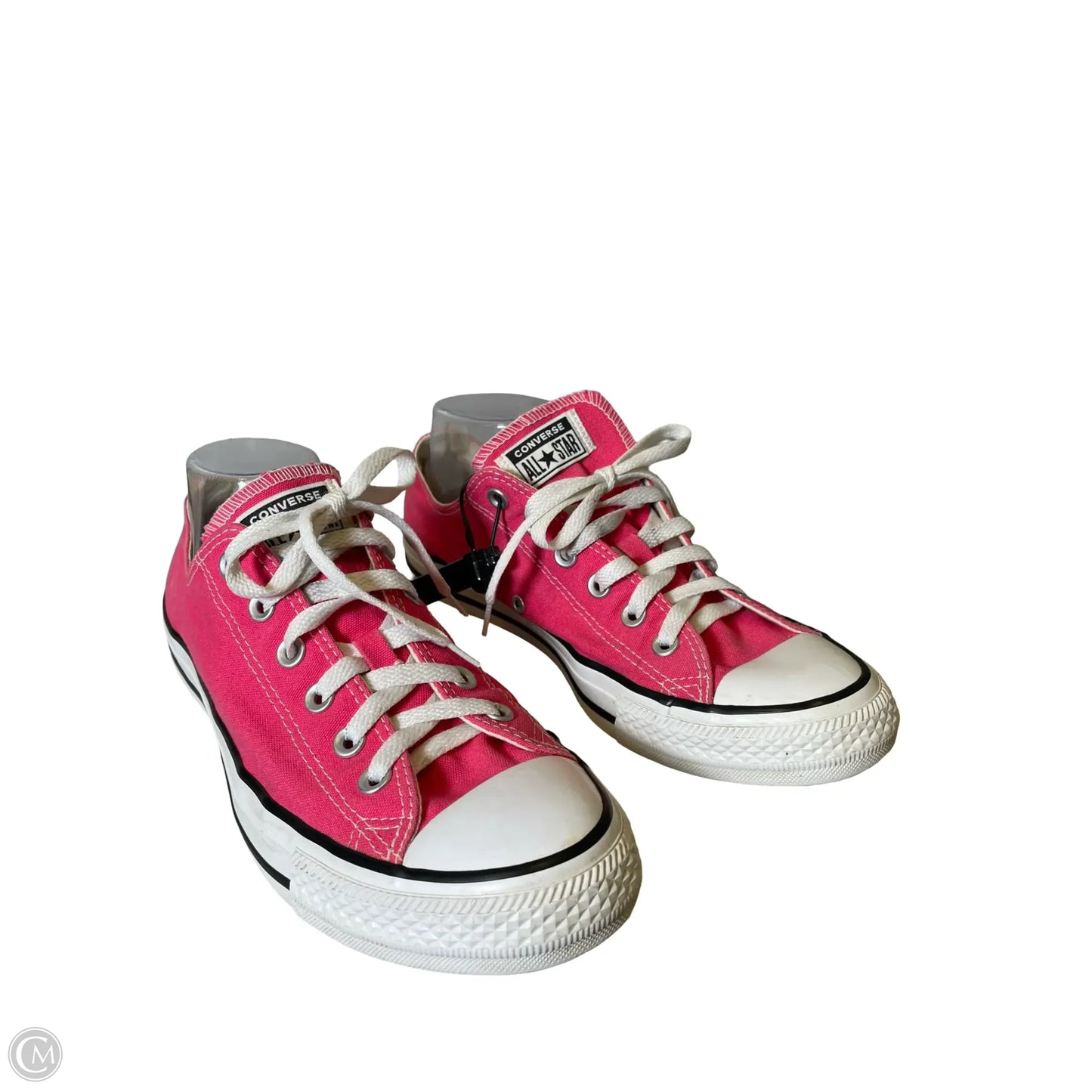 Shoes Flats By Converse In Pink & White, Size: 10