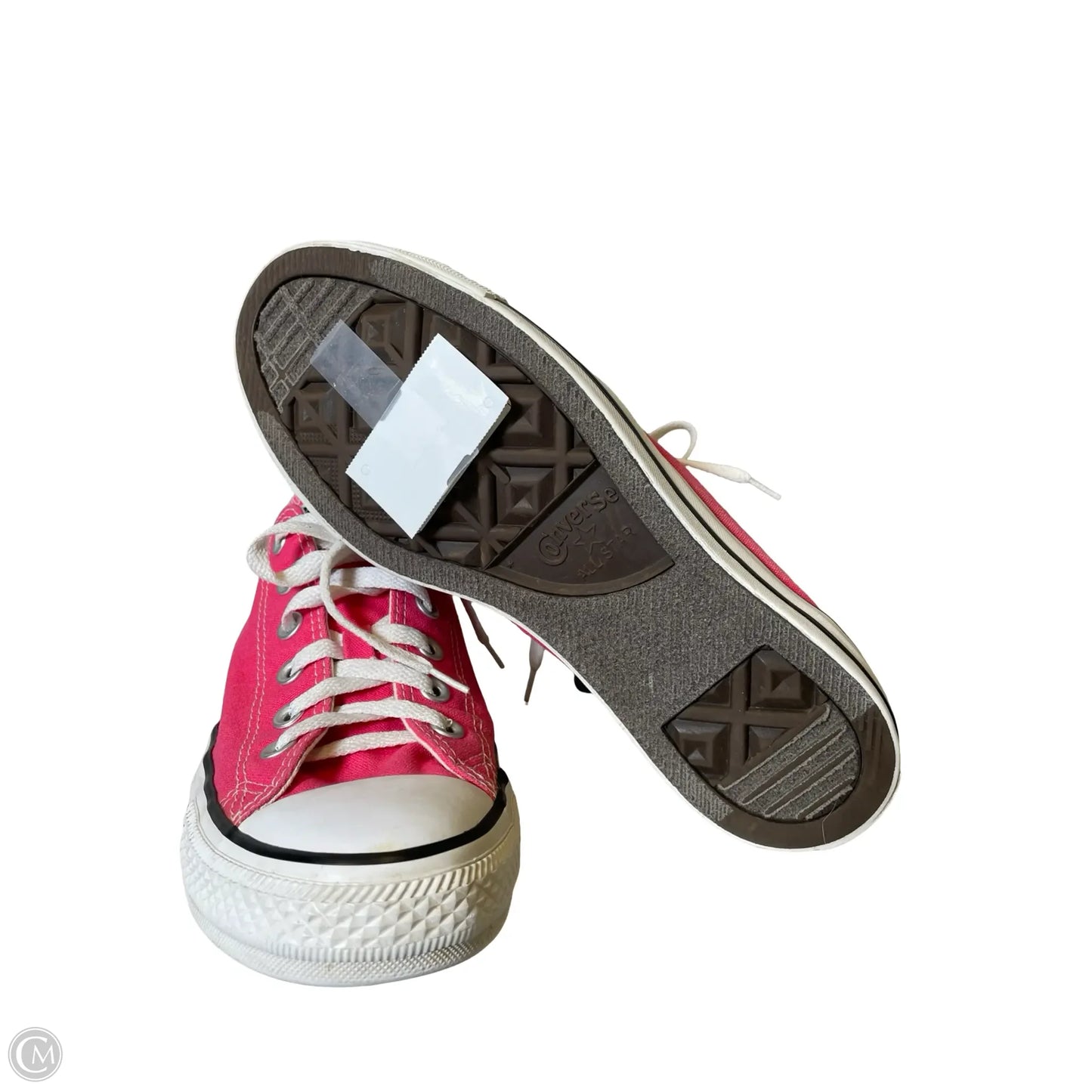 Shoes Flats By Converse In Pink & White, Size: 10