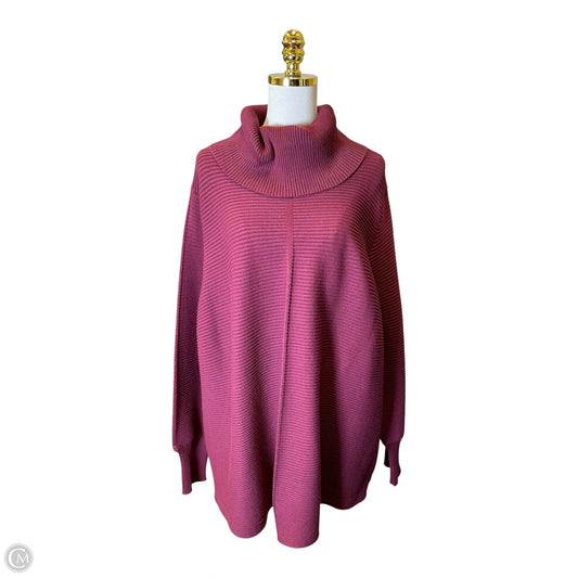 Sweater By Cyrus In Maroon, Size: 3x