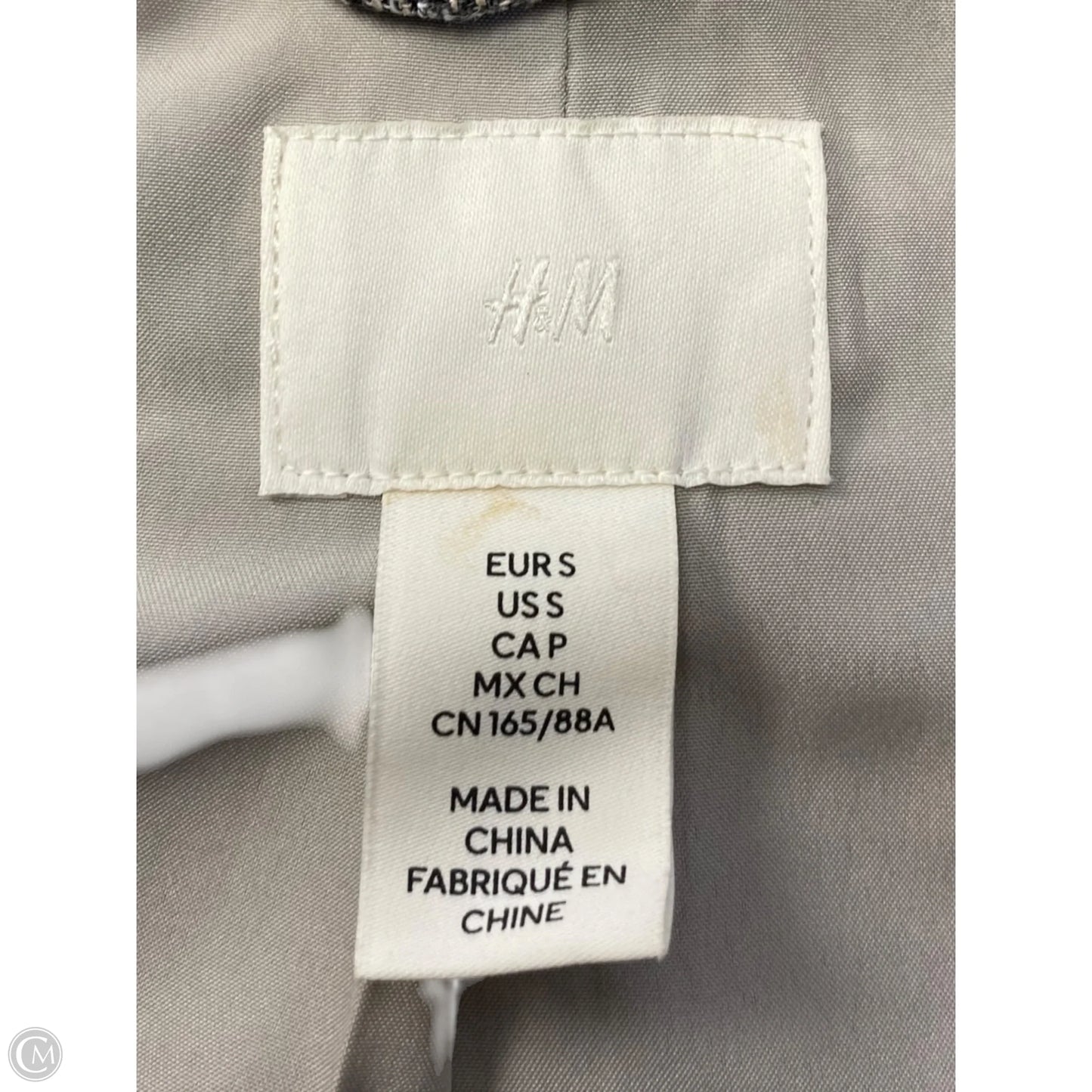 Blazer By H&m In Cream, Size: S