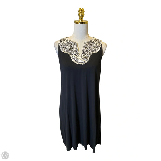 Dress Casual Midi By Max Studio In Black & Cream, Size: S
