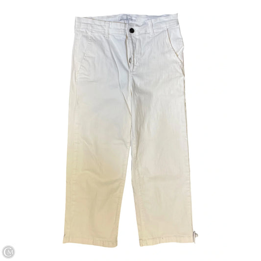 Jeans Straight By Ella Moss In White, Size: 4