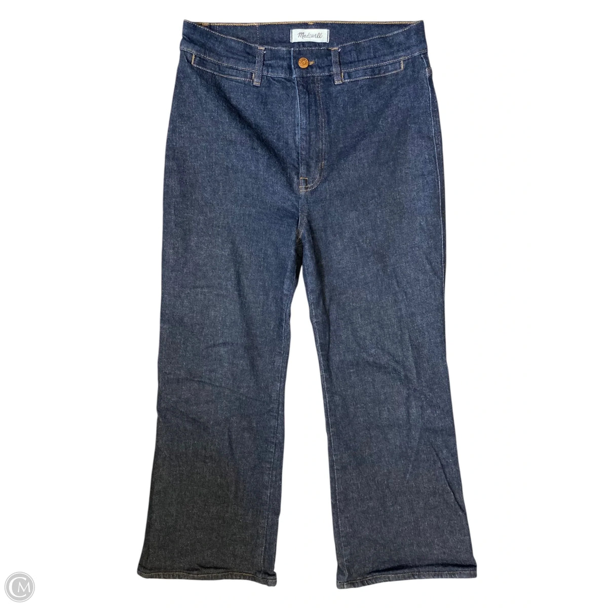 Jeans Straight By Madewell In Blue Denim, Size: 6