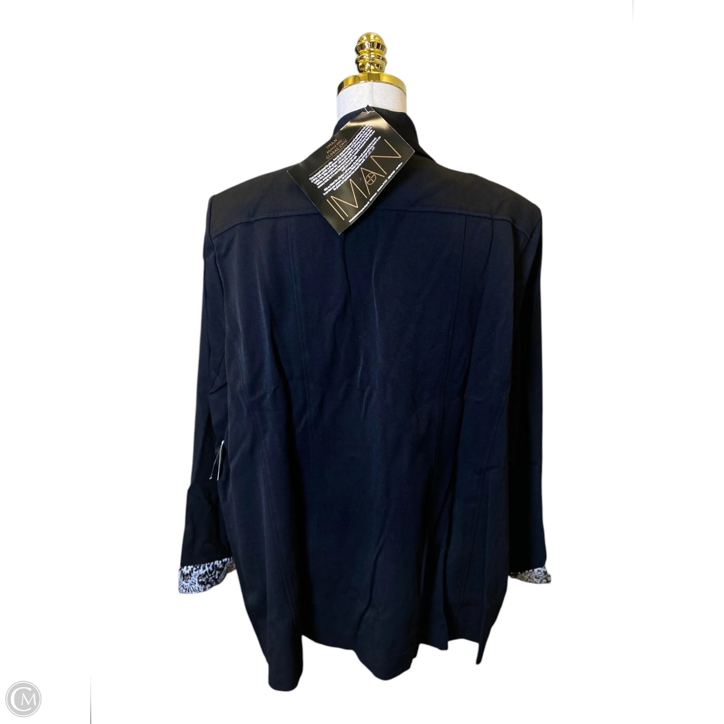 Blazer By Clothes Mentor In Navy, Size: 3x