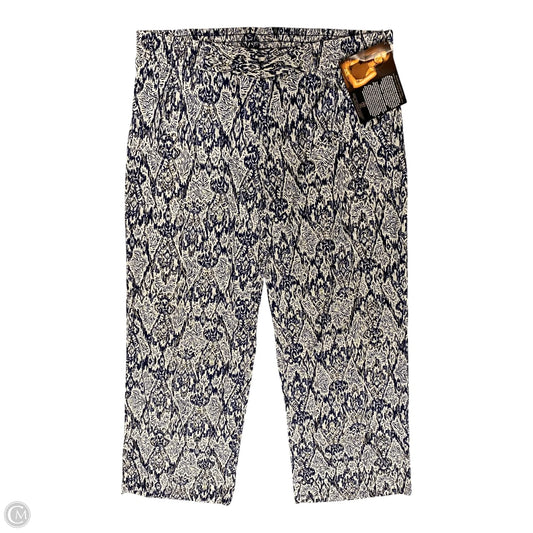 Pants Other By Clothes Mentor In Blue & White, Size: 2x