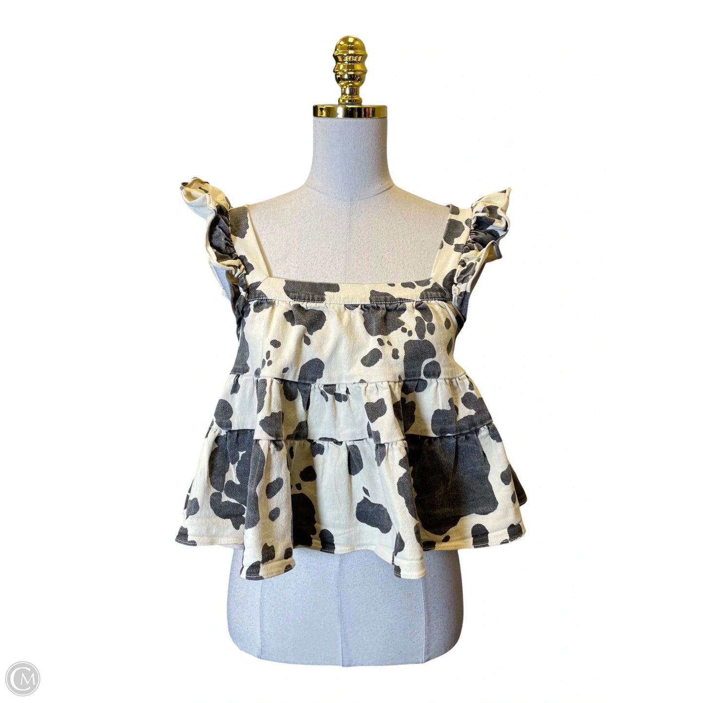 Top Sleeveless By En Saison In Animal Print, Size: S