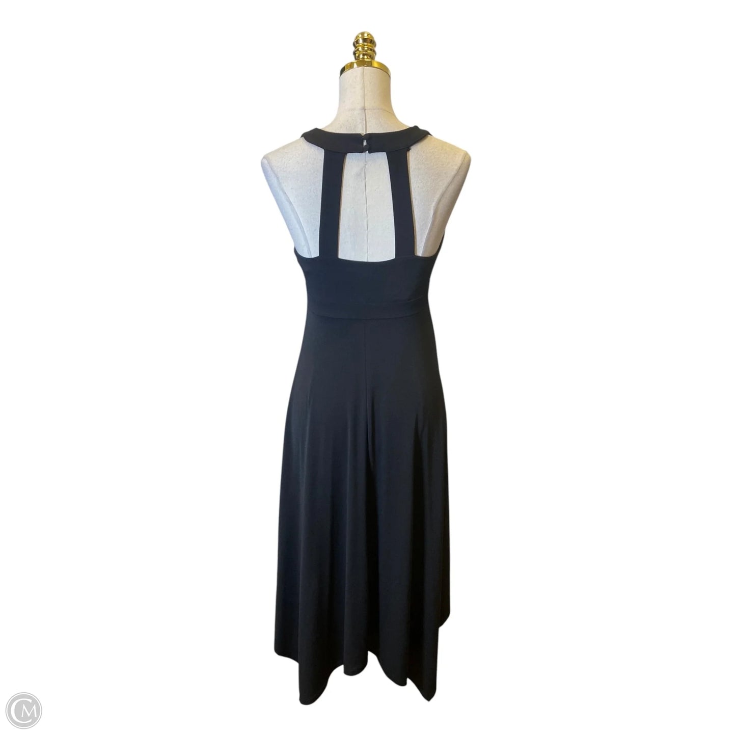 Dress Casual Midi By Clothes Mentor In Black & Blue, Size: S
