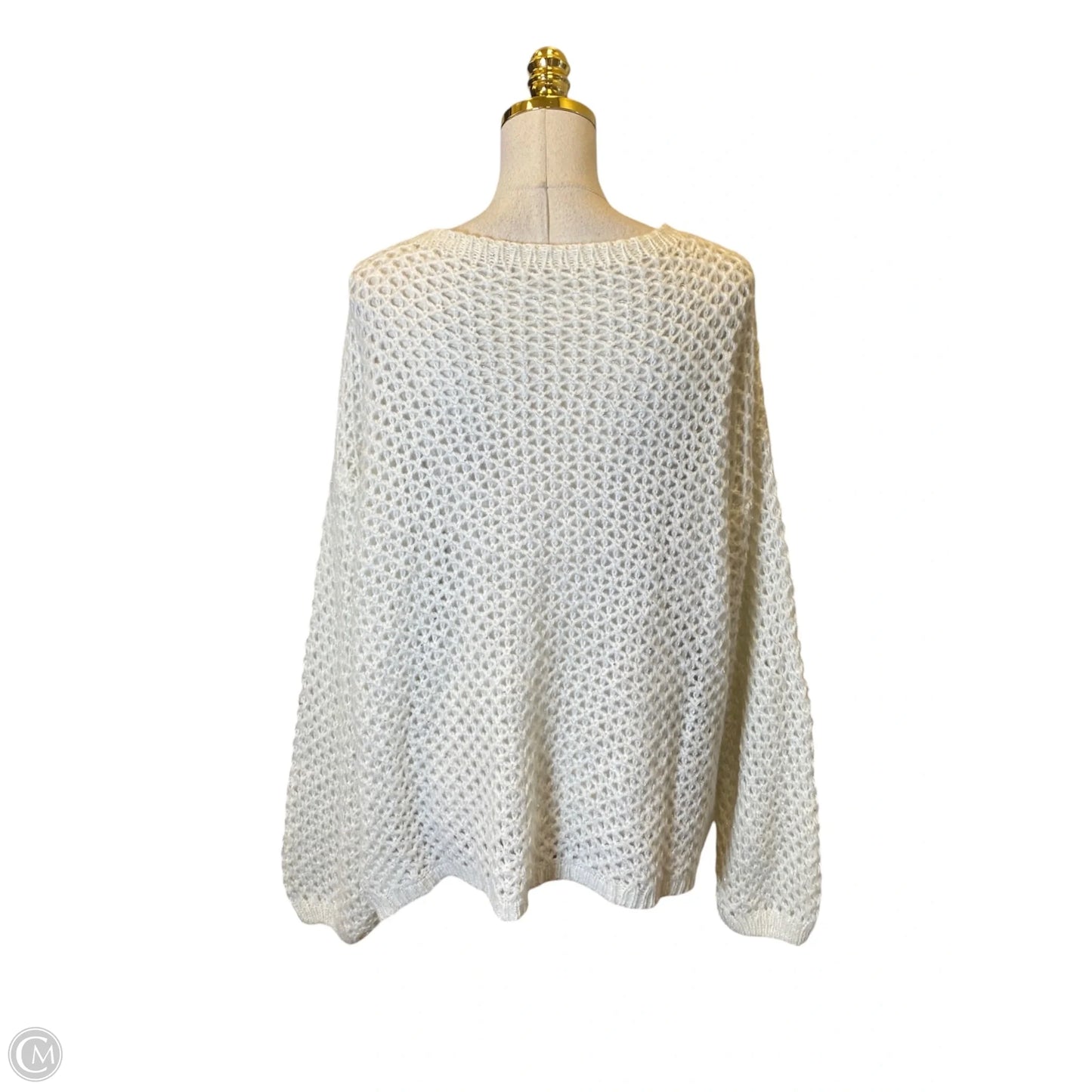 Sweater By Clothes Mentor In Cream, Size: M